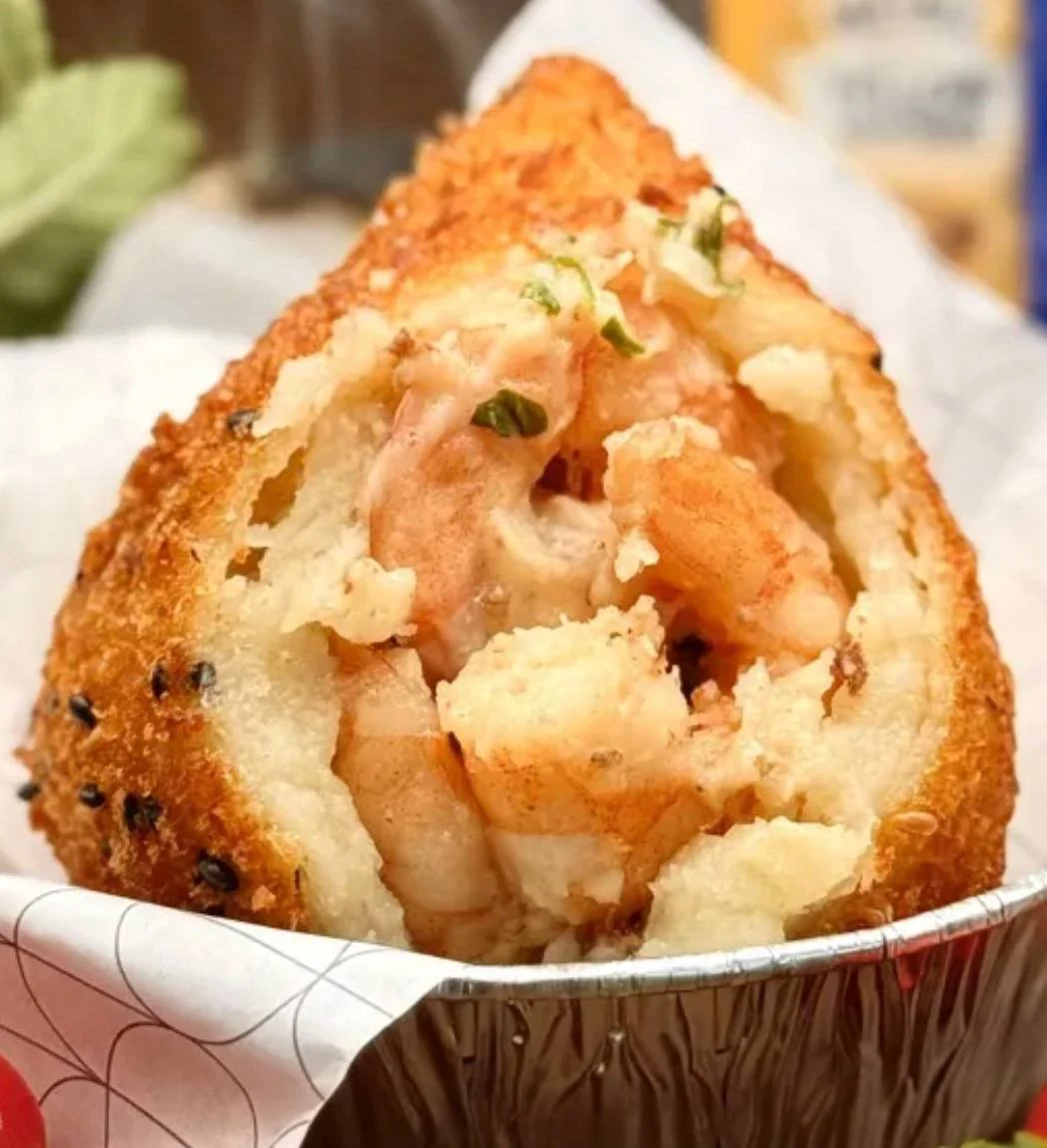 Coxinha de camarão da Bendita Receita